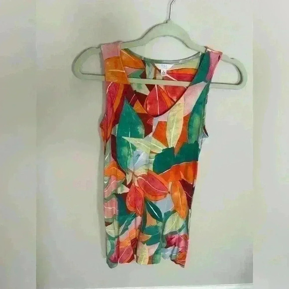 Time and Tru Floral Stretchy Dress - Picture 3 of 3